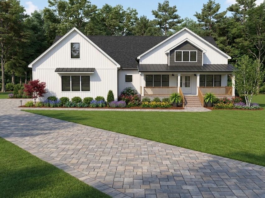 The Wilson exterior rendering
